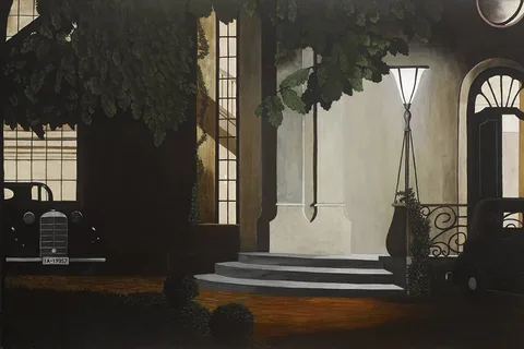 Stephen Loughman, NACHT, 2007, oil on canvas