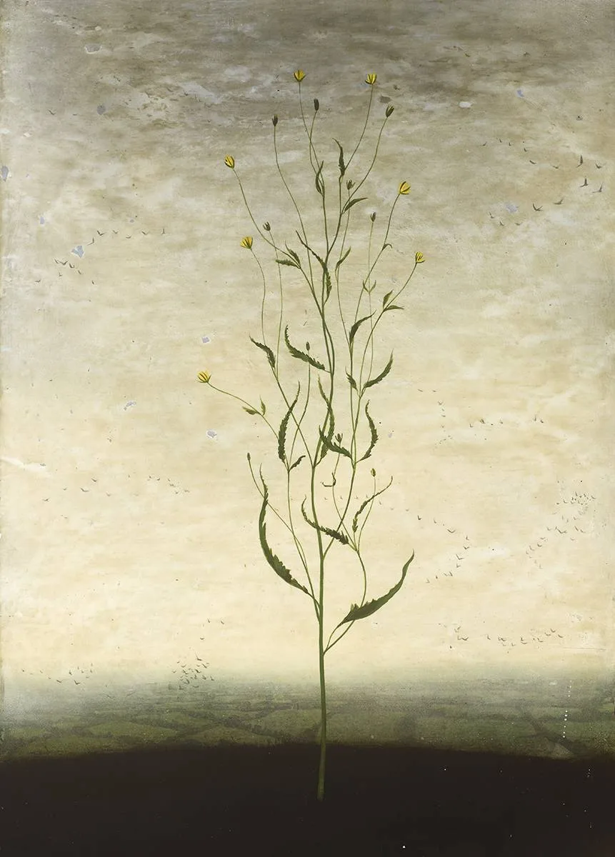 MINUTES by Michael Canning, 2006, oil and wax on canvas laid on board, sold Dec 2019
