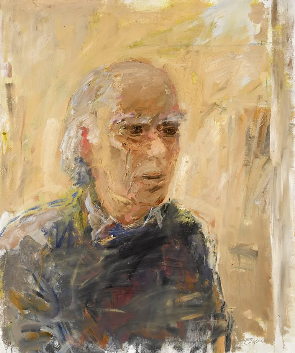SELF PORTRAIT by Basil Blackshaw, 1997, oil on canvas, offered Dec 2019