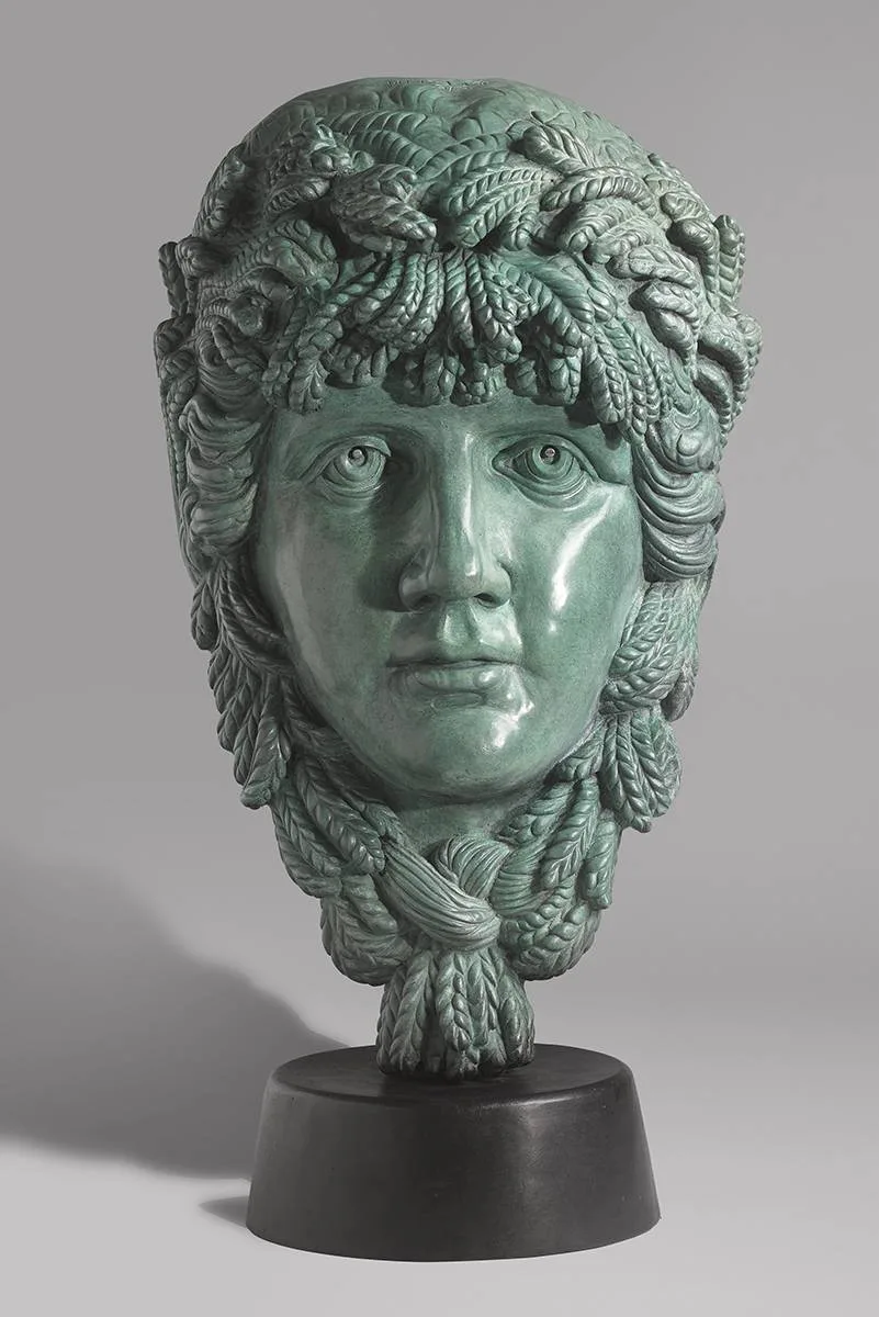 THE GUINNESS MASK by Rory Breslin, bronze with stainless steel; (no. 1 from an edition of 5), sold Dec 2019