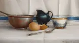 David Ffrench le Roy, STILL LIFE WITH EGGS