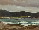 Maurice MacGonigal, CURRACHS FISHING (OFF ACHILL)