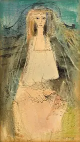Louis le Brocquy, A YOUNG TINKER WOMAN