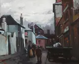 Lilian Lucy Davidson, MOONLIT STREET SCENE