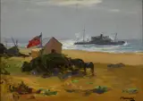 Sir John Lavery, THE WRECK OF THE DELHI, SIDI CASSIM, MOROCCO