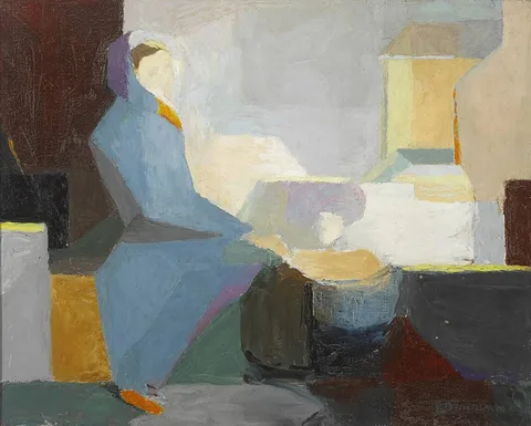 Phoebe Donovan, THOUGHT, oil on canvas
