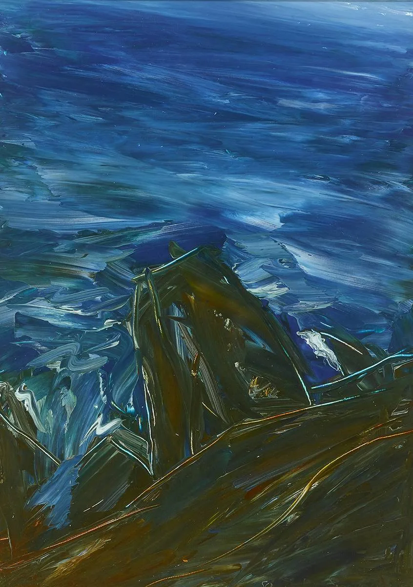 PORT DARA by Seán McSweeney, 1986, oil on board, sold May 2019