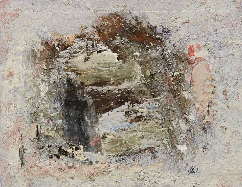 IN A FOREST GLADE by John Kingerlee, 2018, oil on board, sold May 2019