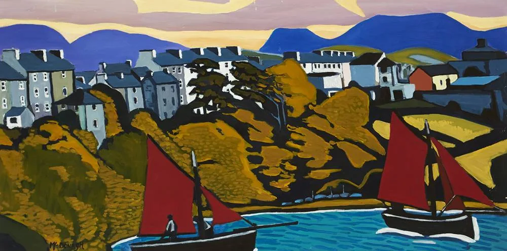 CLIFDEN, COUNTY GALWAY by David McDonagh, oil on canvas, sold May 2019