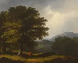 James Arthur O'Connor, FIGURE IN A WOODED LANDSCAPE