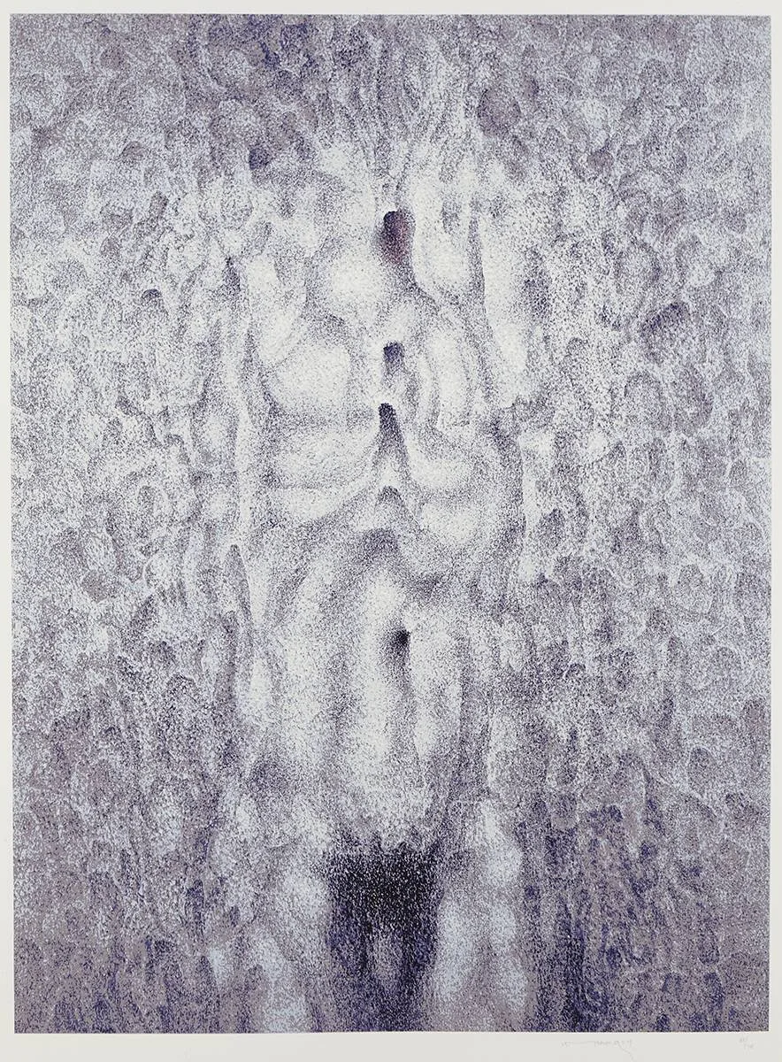 HUMAN IMAGE VI by Louis le Brocquy, silkscreen; (no. 50 from edition of 75), sold Sep 2019