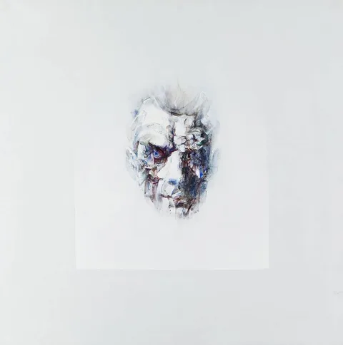 Louis le Brocquy, IMAGE OF SAMUEL BECKETT, 1980, oil on canvas
