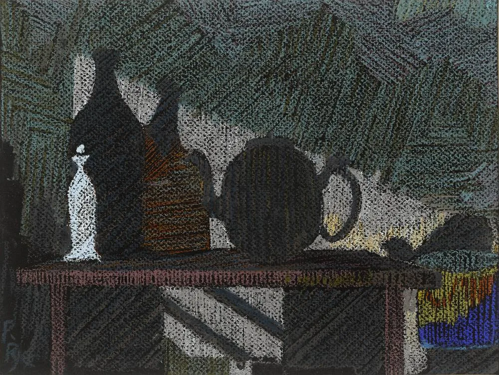 THE MORNING AFTER by Patrick Pye, pastel, sold Sep 2019