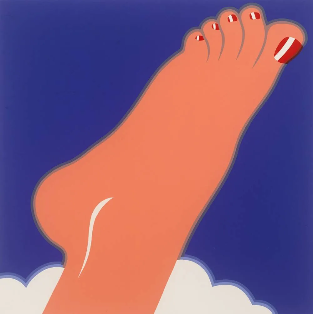 Tom Wesslemann, SEASCAPE (FOOT), 1968, silkscreen; (no. 120 from an edition of 150)