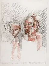 Brian Bourke, WAX AND PLASTER HEADS