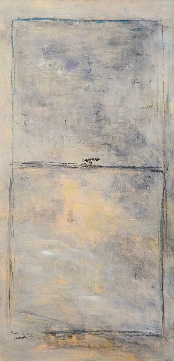 WINDOW by Basil Blackshaw, oil on board, sold Sep 2019