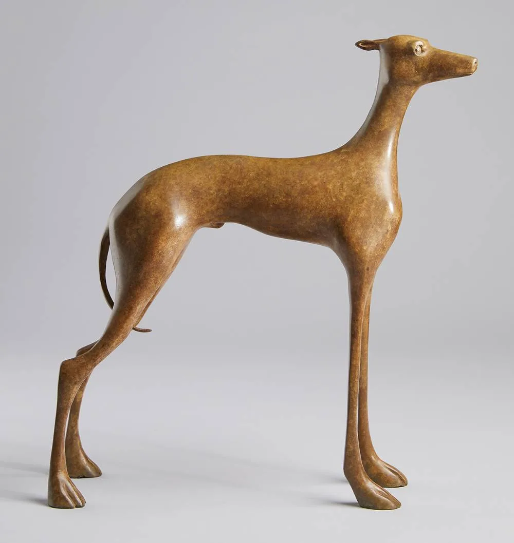 GREYHOUND by Anthony Scott, bronze; (no. 3 from an edition of 6), offered Sep 2019