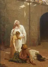 A MARTYR AND FOUR FEMALE FIGURES IN AN AMPHITHEATRE, Whyte's 2019