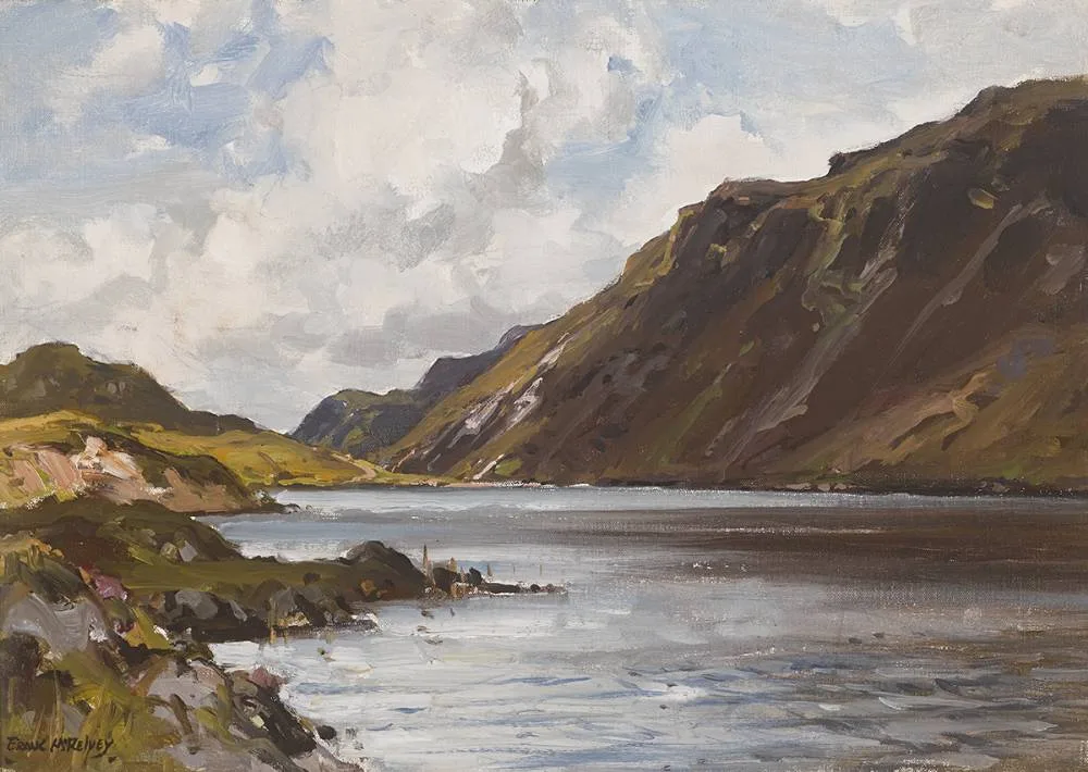 CONNEMARA LANDSCAPE by Frank McKelvey, oil on board, sold Sep 2019