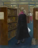 WOMAN IN A LIBRARY, Whyte's 2019