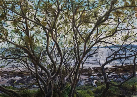 Kevin Cosgrove, VIEW OF LOUGH SWILLY, 2019, oil on linen