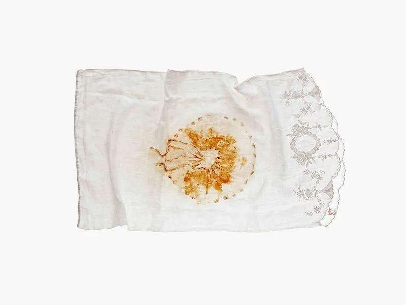 Dorothy Cross, JELLYFISH PILLOWCASE 2, 2004, archival print on fabric