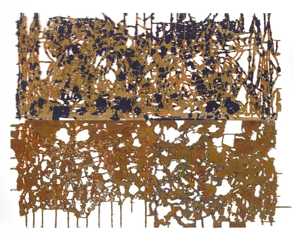 UNTITLED by Paul Mosse, 1996, acrylic and pastel on plywood, offered Sep 2019