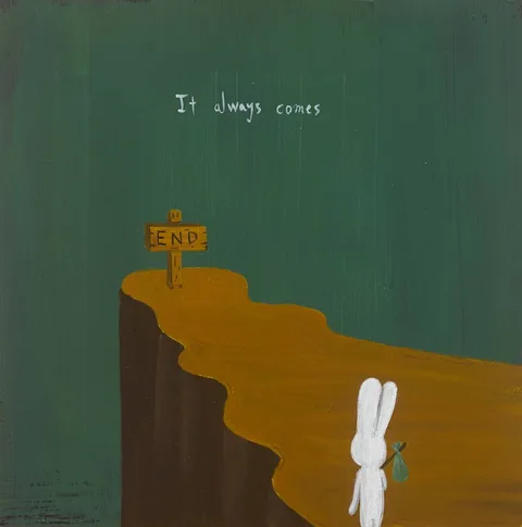 Atsushi Kaga, IT ALWAYS COMES, 2019, acrylic on MDF board; (unframed)