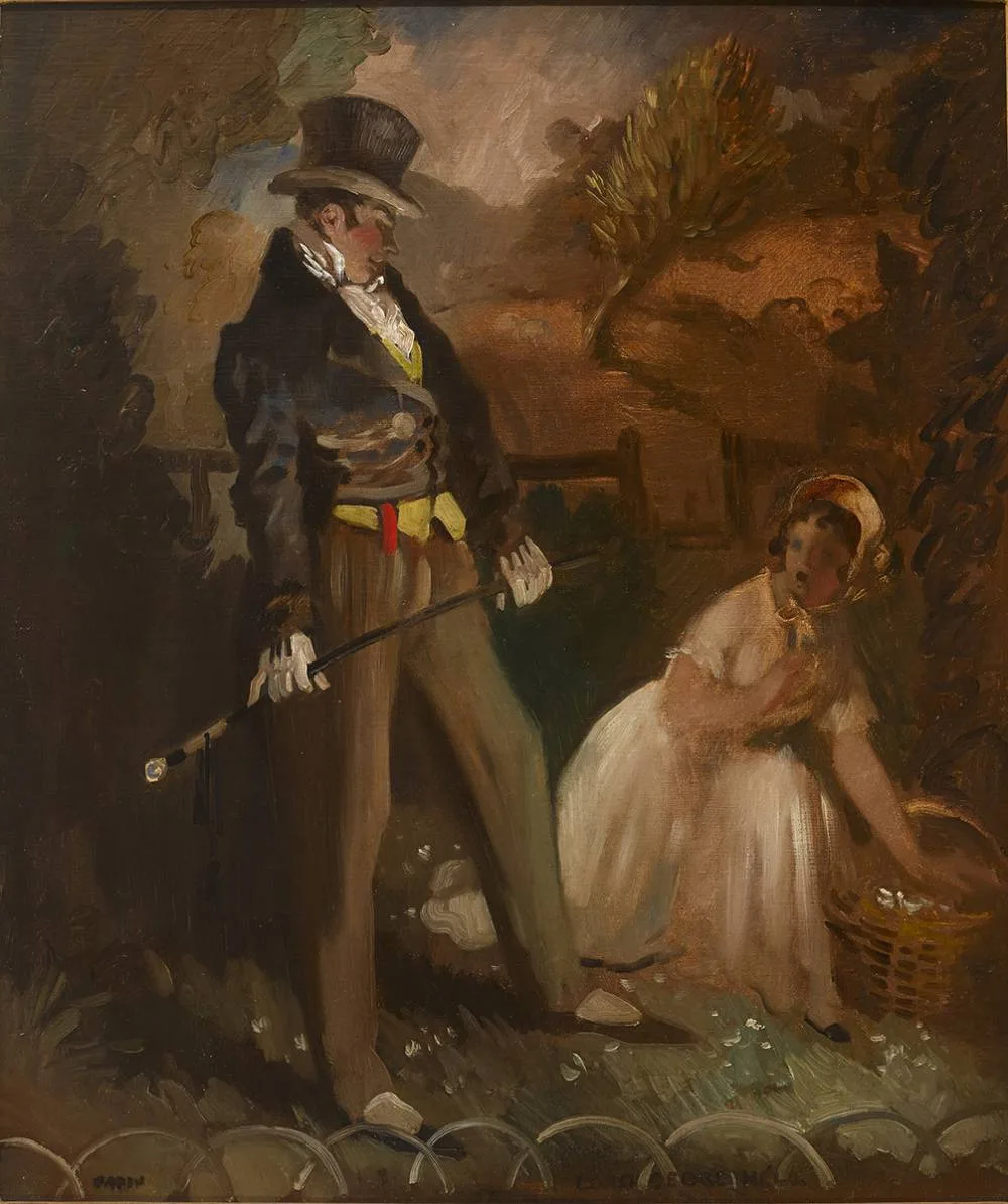LORD GEORGE HELL by William Orpen, oil on canvas, offered Mar 2019