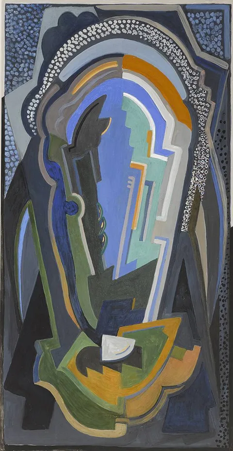 Mainie Jellett, ABSTRACT DESIGN, gouache