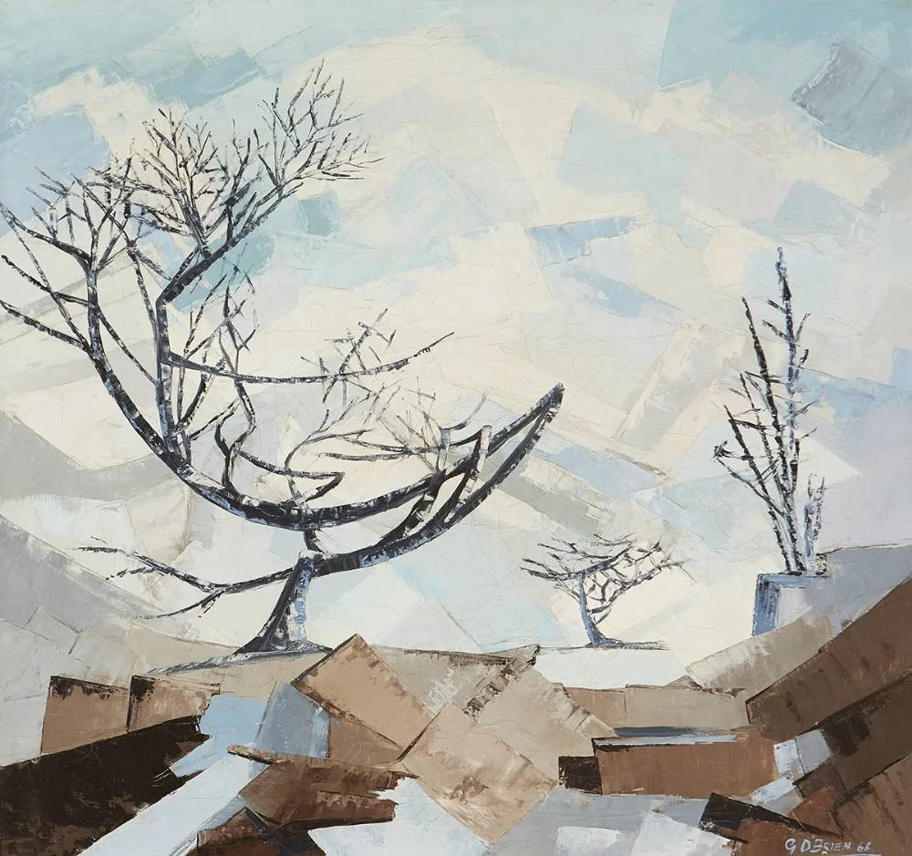 Gretta OBrien, CUBIST LANDSCAPE, 1966, oil on canvas