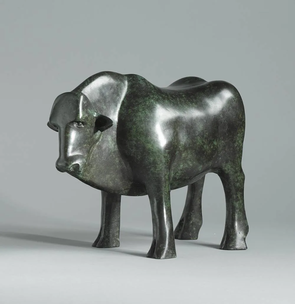 BULL by Anthony Scott, bronze (no. 4 from an edition of 6), sold Mar 2019