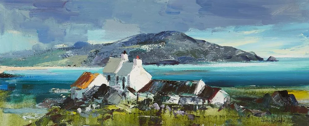 HORN HEAD, COUNTY DONEGAL by Kenneth Webb, oil on canvas, sold Mar 2019