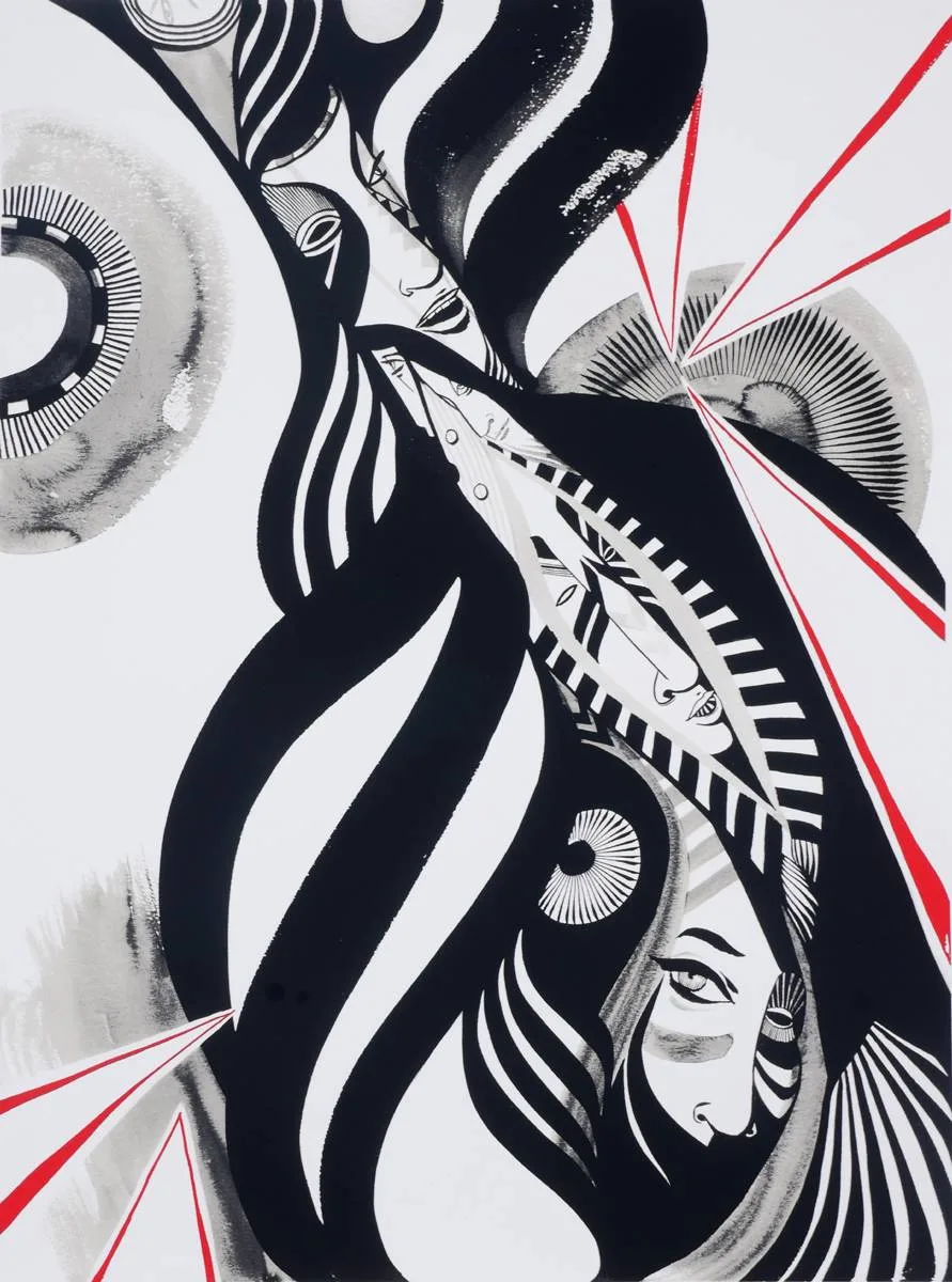 FROM EVERY ANGLE by Lucy McLauchlan, 2010, screenprint; (no. 52 from an edition of 110); (unframed), offered Dec 2018