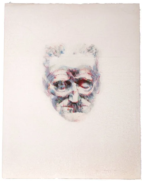 Louis le Brocquy, JAMES JOYCE, 1981, lithograph; (no. 62 from an edition of 75); (unframed)