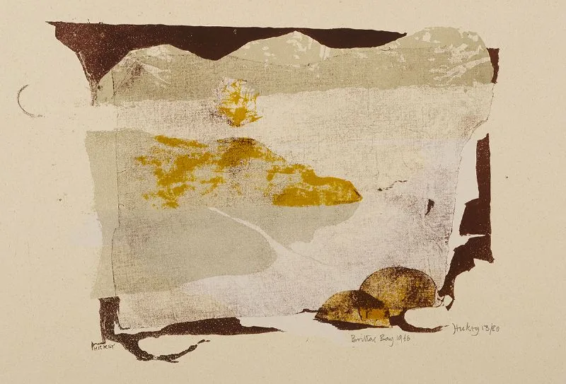 BRITTAS BAY by Patrick Hickey, 1966, lithograph; (no. 13 from an edition of 80), sold Dec 2018