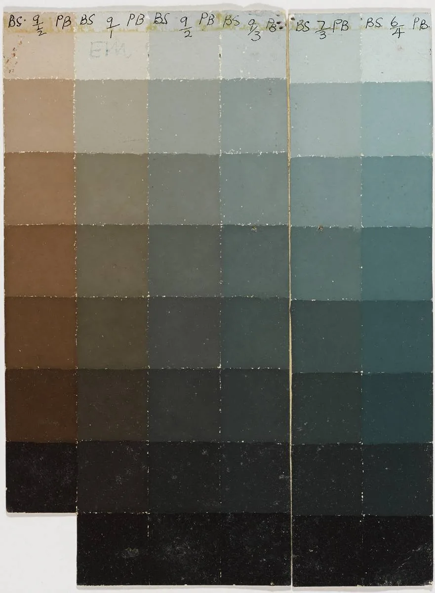 COLOUR SCHEME by Edward McGuire, oil on board, sold Dec 2018