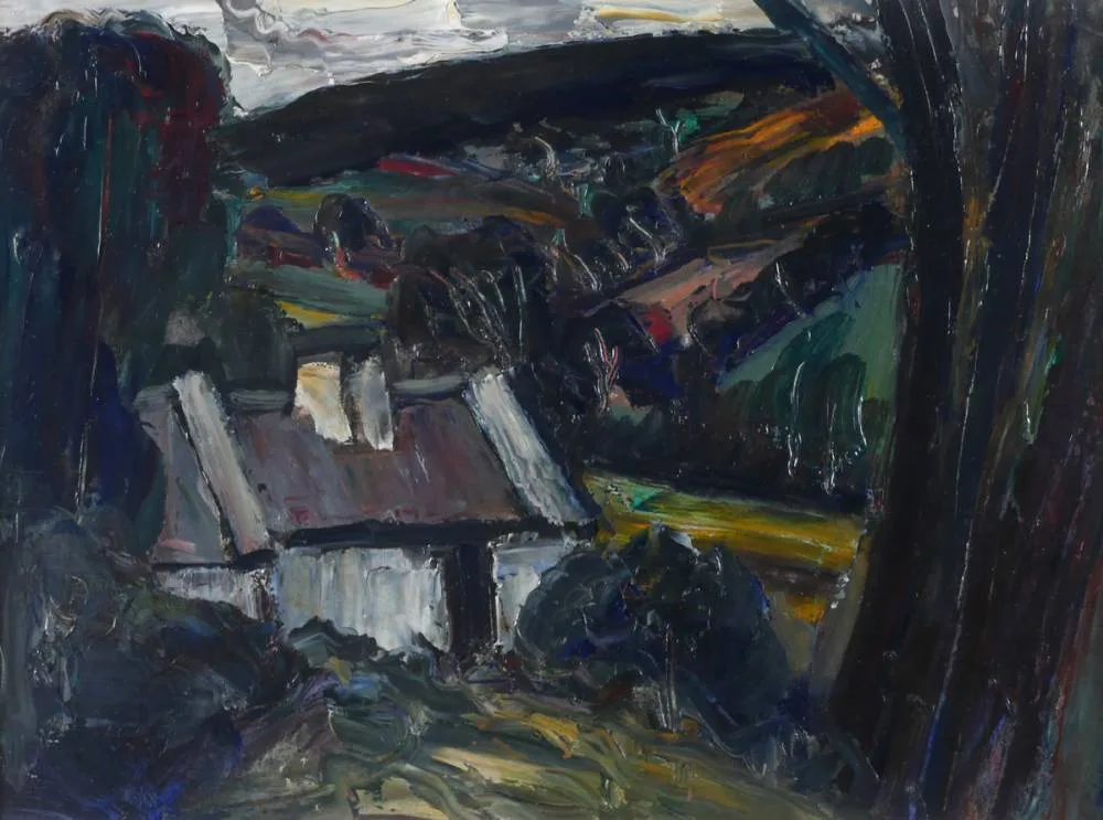 GLENASMOLE, CO. WICKLOW by Peter Collis, oil on canvas, sold Dec 2018