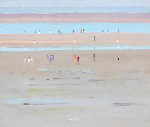 James Nolan, LOOKING TOWARDS MALAHIDE, oil on board