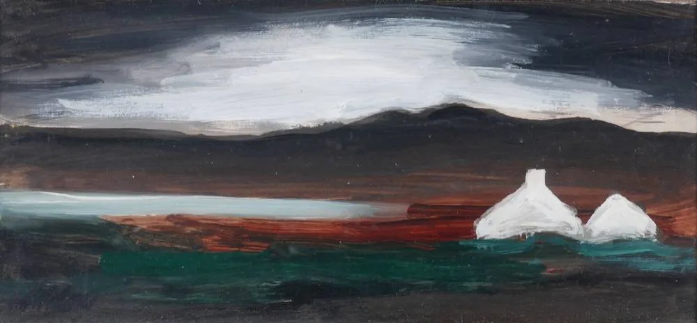 EVENING LIGHT by Markey Robinson, oil on board, sold Dec 2018