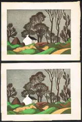 John Luke, FARMHOUSE, BALLYAGHAGAN, 1940 (A PAIR)