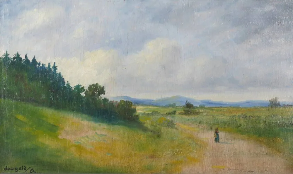 MOUNT BARNDARRIG, COUNTY WICKLOW by Douglas Alexander, oil on panel, offered Dec 2018