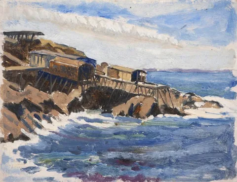 Marjorie Doreen Penson, RURAL AND COASTAL SCENES, oil on panel