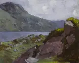 Paul Henry, MOUNTAINOUS LANDSCAPE, WEST OF IRELAND