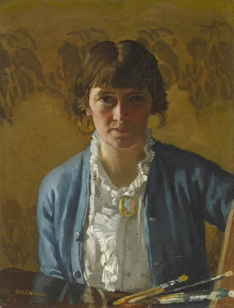 Margaret Clarke, SELF PORTRAIT, c.1914, oil on canvas
