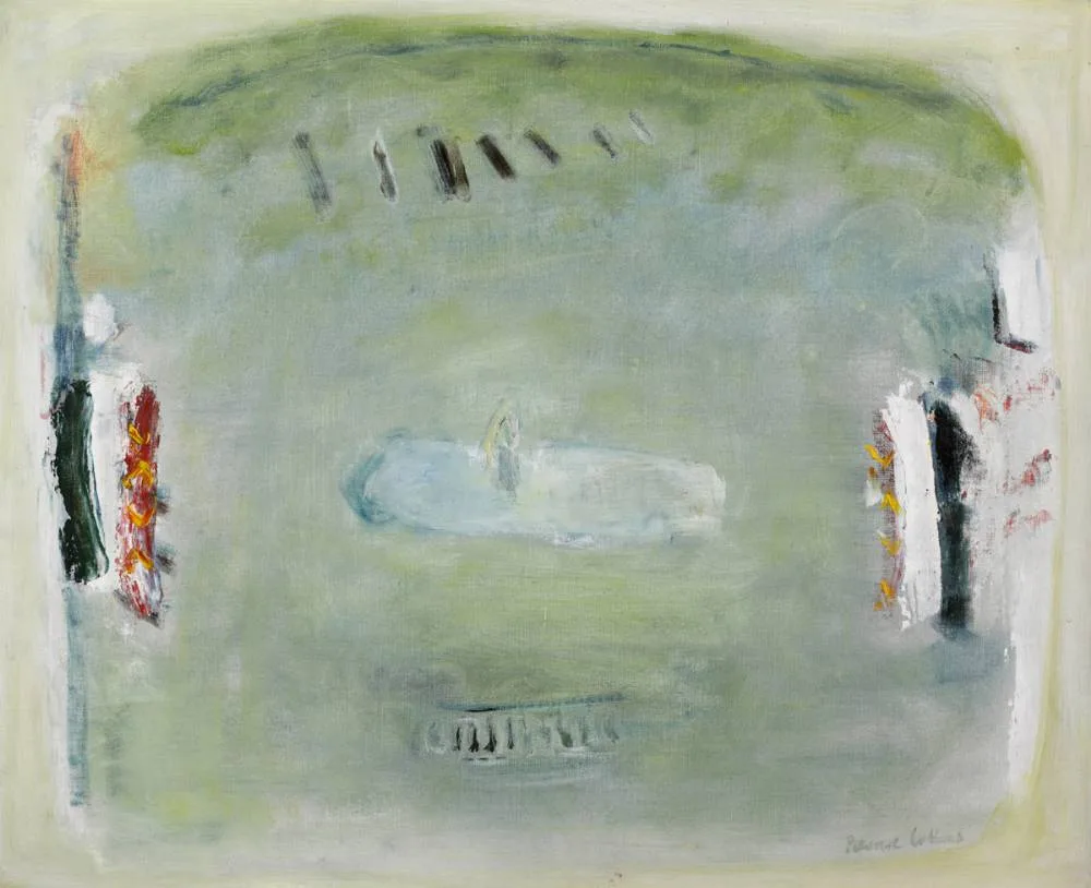 THE QUEEN'S BATHING PLACE by Patrick Collins, oil on board, sold Nov 2018