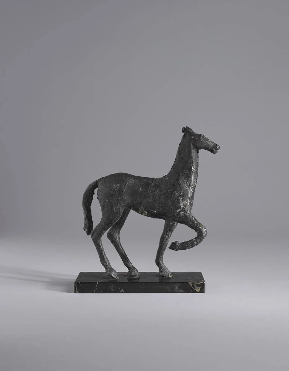 HORSE by Edward Delaney, bronze on marble base, sold Nov 2018