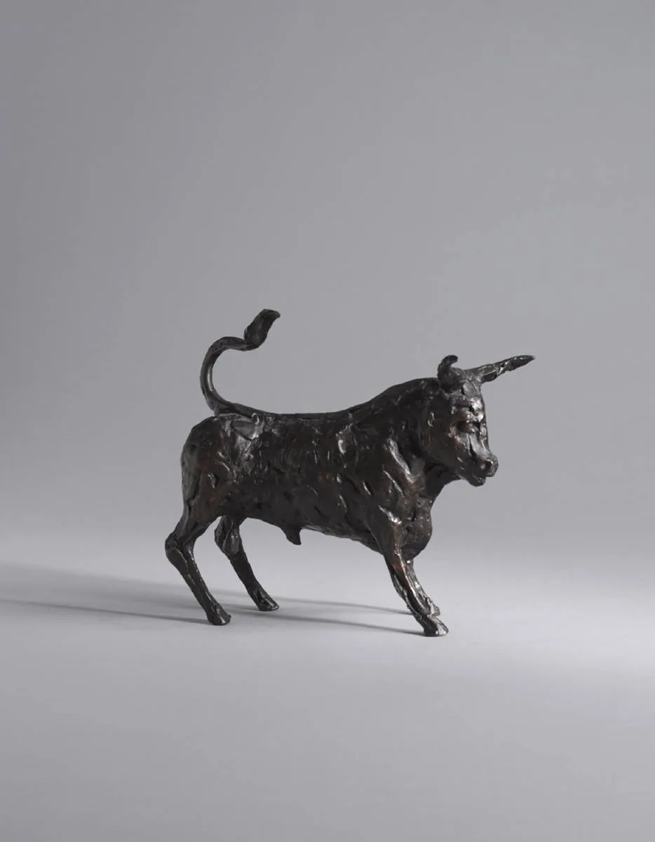 BULL by John Behan, 2007, bronze, sold Nov 2018