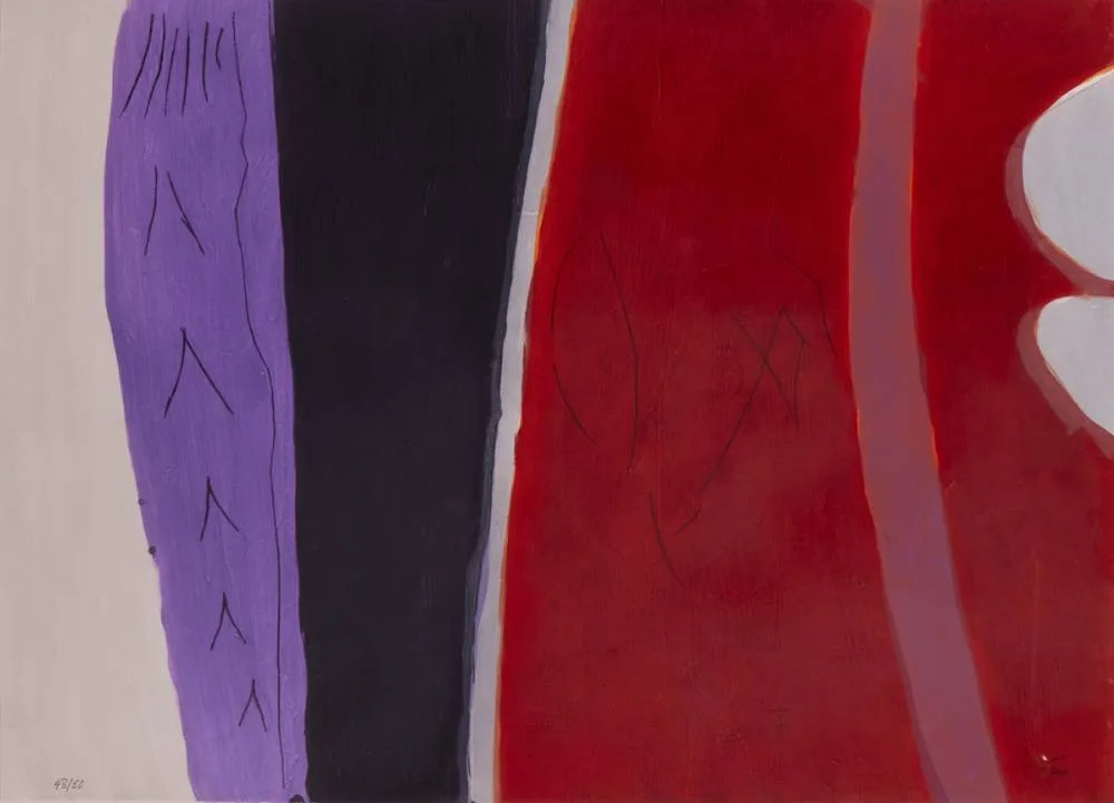 Tony O'Malley, FIRENZE I, carborundum; (no. 48 from an edition of 50)
