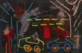 Anne Yeats, SICILIAN FAIRGROUND BY NIGHT (I)